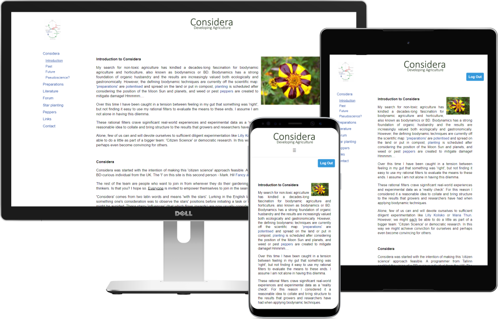 Considera device mockups.